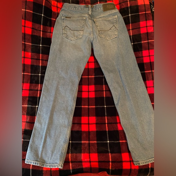 Ariat Men's M7 Light Blue Straight Jeans slim fit size 29/30 - Picture 6 of 9